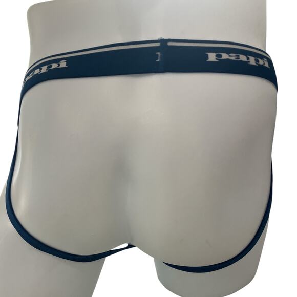Papi Rib Jockstrap Blue Large - Picture 4 of 6